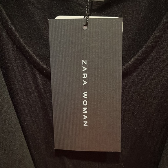 NWT ZARA MAXI DRESS BLACK - Picture 10 of 15